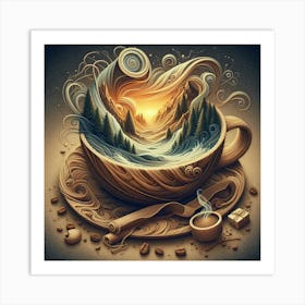 coffee design Art Print