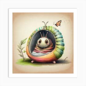 Snail In A Shell Art Print