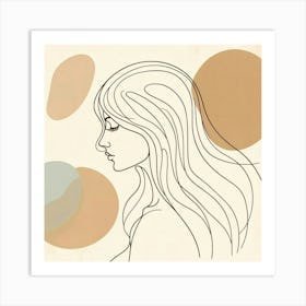 Portrait Of A Woman 26 Art Print