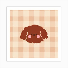 Kawaii Cockapoo  Art Print