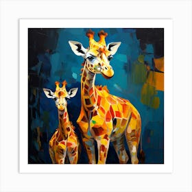 Giraffes Art Print