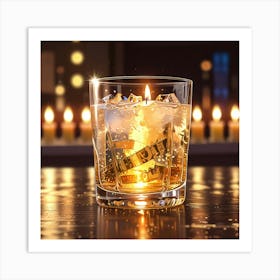 Glass Of Whiskey 2 Art Print