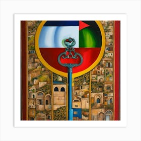 Key To Palestinia Art Print