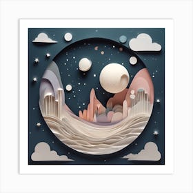 Paper Art Art Print