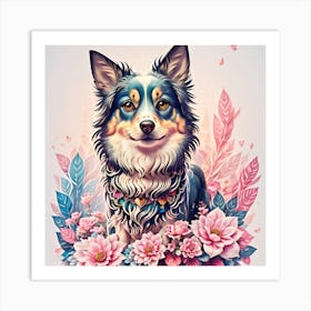 Australian Shepherd 1 Art Print