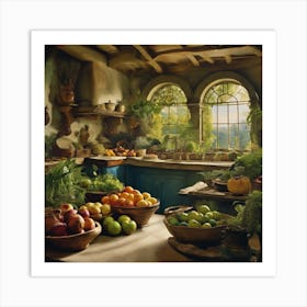 Kitchen Of The Hobbit Art Print