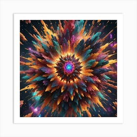 Abstract Fractal Art Art Print