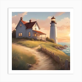 Lighthouse 6 Art Print