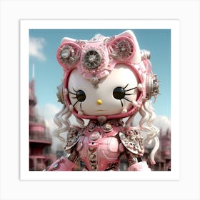 Hello Kitty Steampunk Collection By Csaba Fikker 33 Art Print