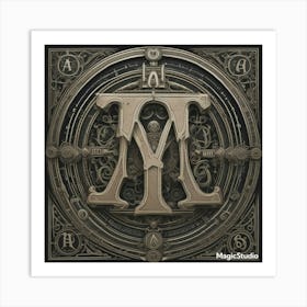 Letter M Art Print