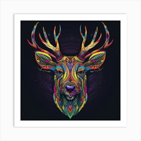 Deer Head 5 Poster