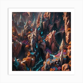 Fantasy Landscape Art Print