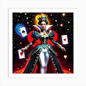 Queen Of Hearts 7 Art Print