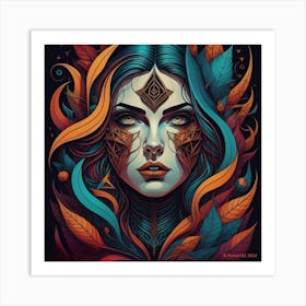 Ethereal Woman Art Print