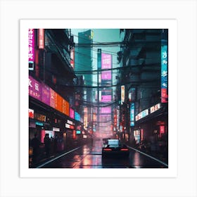 Neon City 2 Art Print