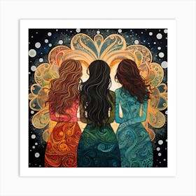 Three Sisters Art Print