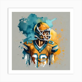 Miami Dolphins Player Art Print