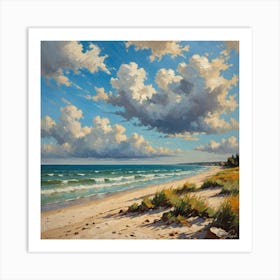 Seascape 11 30x30in 9000x9000px 37 Art Print