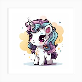 Cute Unicorn 248 Art Print