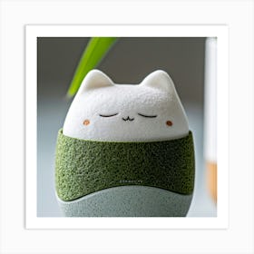 Kawaii Cat Art Print