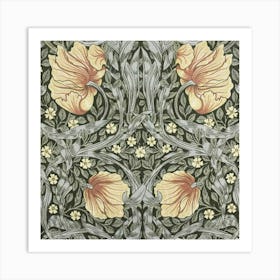 William Morris Textile Design 22 Art Print