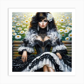 Daisy Girl 6 Art Print