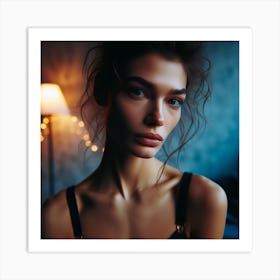 Portrait Of A Young Woman 1 Art Print