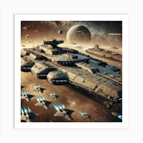 Deimos Command Cruiser Art Print