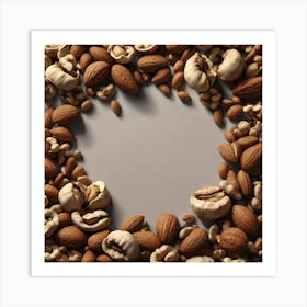 Nuts In A Circle 5 Art Print