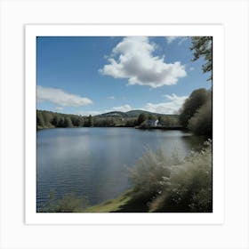 Lake In The Woods Art Print