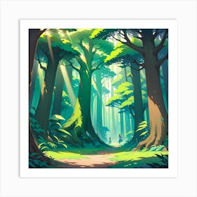 Forest Path 6 Art Print