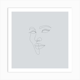 Woman'S Face Art Print