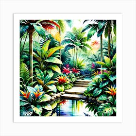 Tropical Jungle 2 Art Print