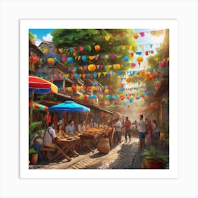 Hawaiian Village 1 Art Print