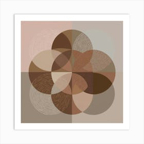 Abstract Circles 37 Art Print