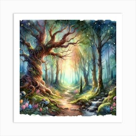 Fairy Forest 11 Art Print