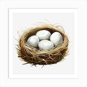 Nest Of Eggs Art Print