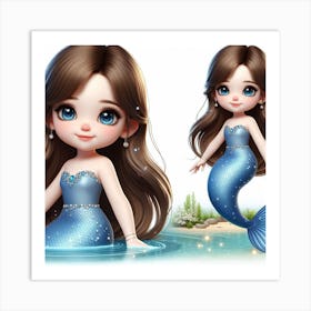 Mermaid 1 Art Print