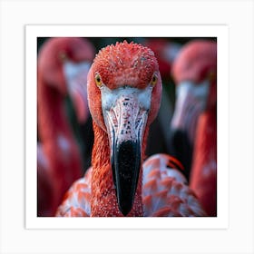 Flamingos 5 Art Print