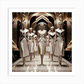 Fashion Show 1 Art Print