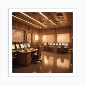 Control Room 5 Art Print