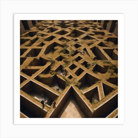 Dali Meets Escher 45 Art Print