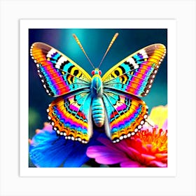 Colorful Butterfly Art Print