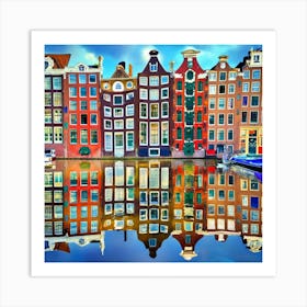 Amsterdam Canals Art Print