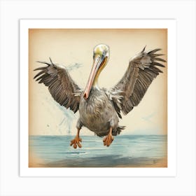 Pelican 17 Art Print