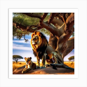 Lion King 34 Art Print