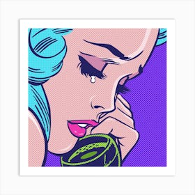 Phonegirl P Art Print