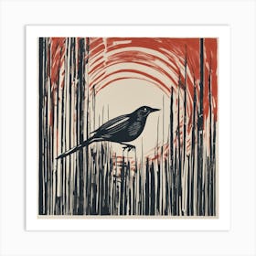 Bird In The Woods Art Print