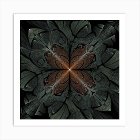 Art Abstract Fractal Pattern Art Print