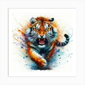 Tiger Painting 2 Art Print